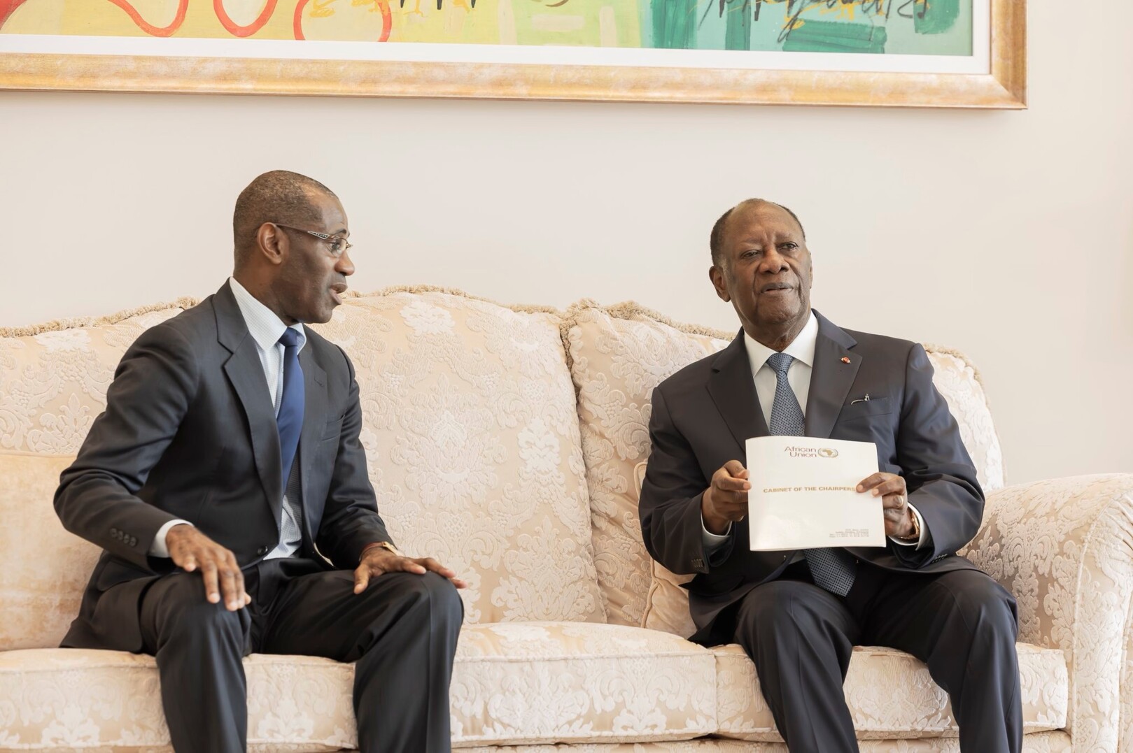 Ouattara receives AU envoy, hailed for economic performance and regional stability efforts